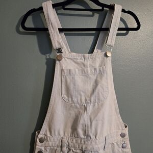 Cotton On Light Gray Short Overalls